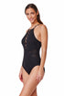 Profile by Gottex Skyfall Textured High Neck One Piece